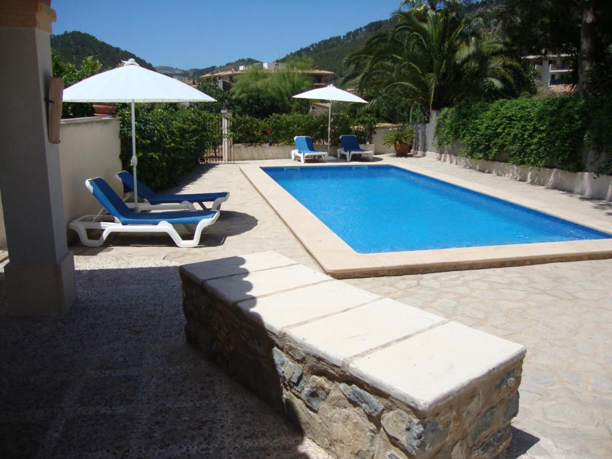 Villa Maria, Bonita Casa Con Jardin Y Piscina Privada En Andraitx Bagian luar foto